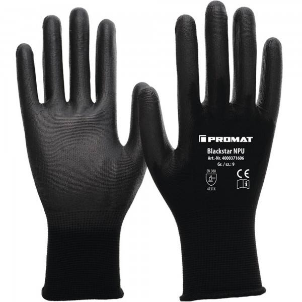 Handschuhe Blackstar PU-Beschichtung auf Innenhand und Fingerkuppe