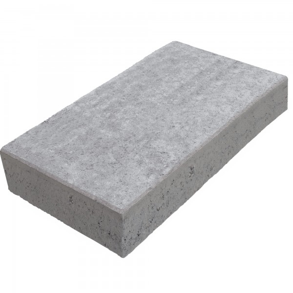 Blockstufe Beton grau 80x40x14 cm
