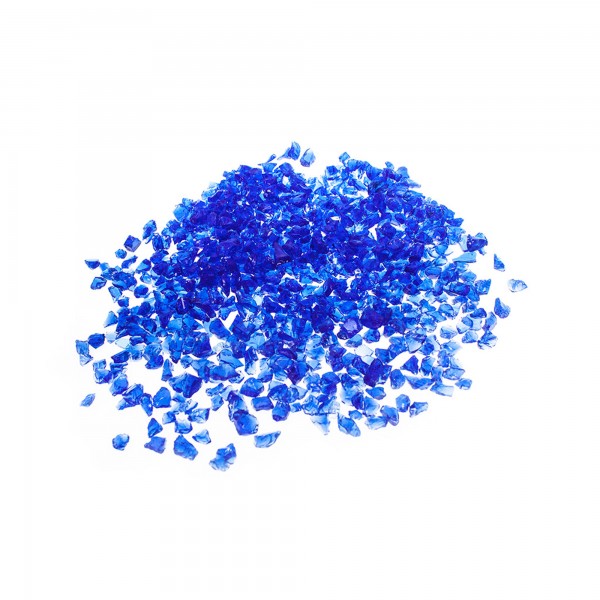 Glassplitt Blau Violett 5-10 mm