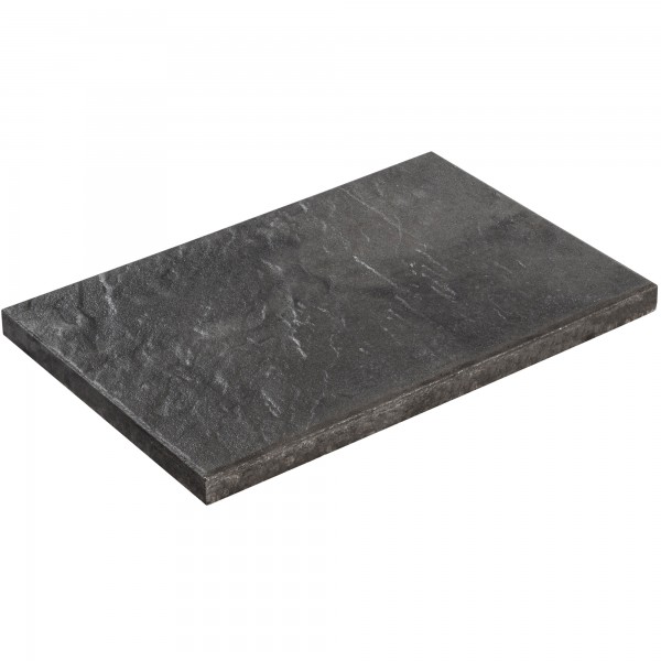 Terrassenplatte Grandia grau schwarz 60x40x4 cm