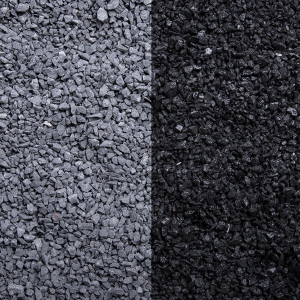 Basalt Splitt 1 - 3 mm grau schwarz
