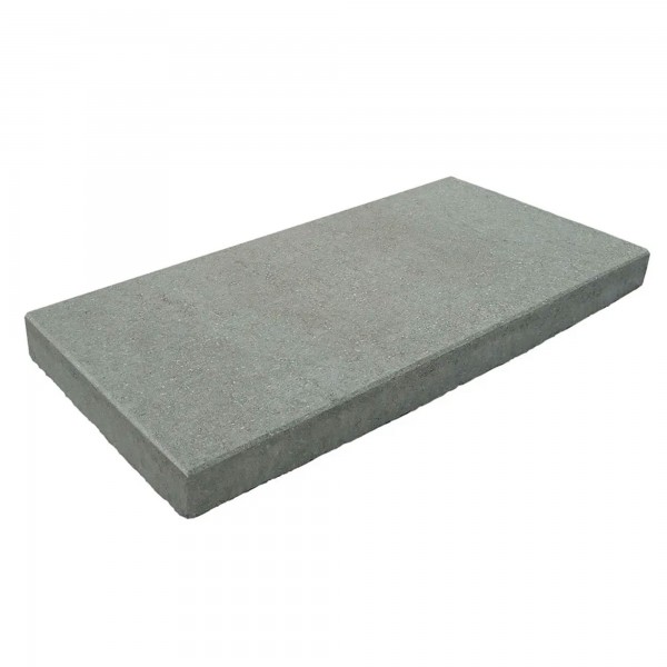 Betonplatte ohne Fase 50x25x5 cm zementgrau