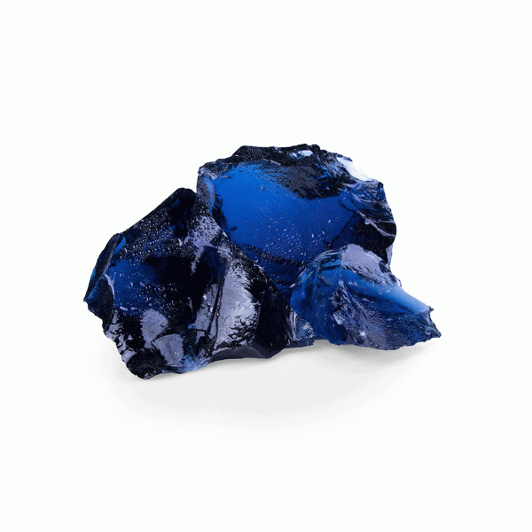Glasbrocken Blau 100 - 300 mm